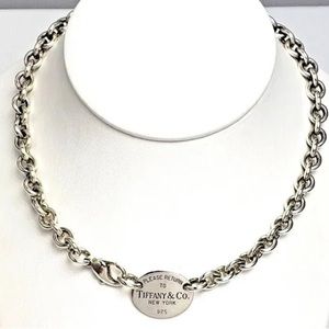 Original Tiffany & Co. “please return to Tiffany & Co” choker necklace.